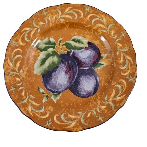 Noble Excellence Napa Valley HONEY and PLUM 8 5/8" Salad Luncheon Plates - Picture 5 of 16